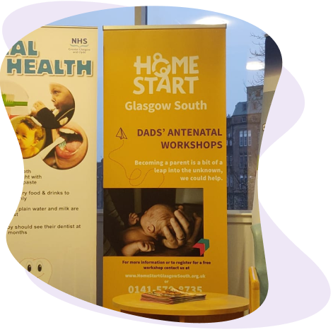 A poster for a dad's antenatal workshop